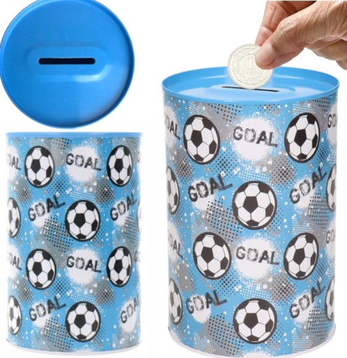 MÔŽE KOVOVÉ PRASIATKO ZA PENIAZE BANKOVKY LOPT FUTBAL LOPT DARČEK
