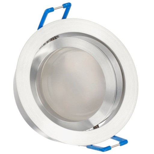 POHYBLIVÉ LED KRUHOVÉ STROPNÉ SVETLO GU10 SILVER EDO