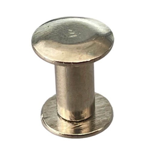 Čapy 10mm skrutkované skrutky strieborné 5ks DIY NITY