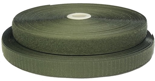 VELCRO Páska na suchý zips 25mm 1m Olivová