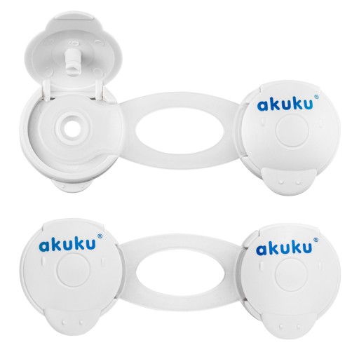 AKUKU ZABEZPEČENIE SKRINÍKOV A ZÁSUVKOV univerzálne krátke 10 cm 2 ks.