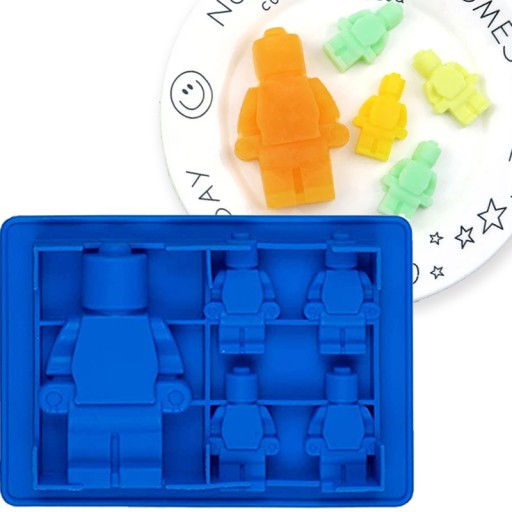 SILIKÓNOVÁ FORMA LEGO SVIEČKA FORMA ĽADOVÁ ŽELÉ