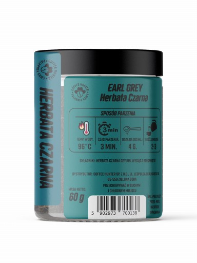 ČAJ ČIERNY EARL GREY 60g