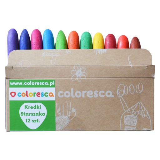 Pastelky Starszaka 12 farieb (12 ks) 3+ COLORESCA