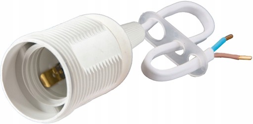 Termoplastová zásuvka E27 s káblom Pawbol