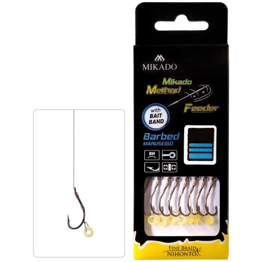 Náväzce s gumičkou Method Feeder Mikado Háčiky veľkosť 8
