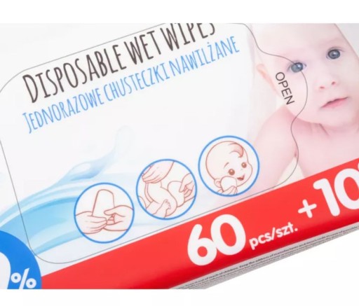 AKUKU JEDNORÁZOVÉ VODNÉ Utierky 60