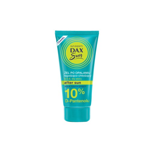 DAX SUN TRAVEL chladivý a ukľudňujúci gél 10% PANTENOL 50ml