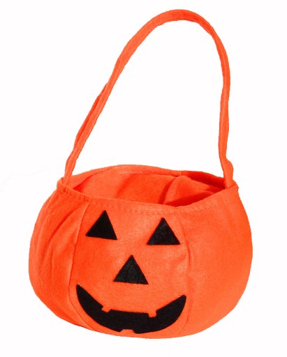 HALLOWEENSKÁ TAŠKA TEKVICOVÝ KOŠÍK NA CUKROVINY
