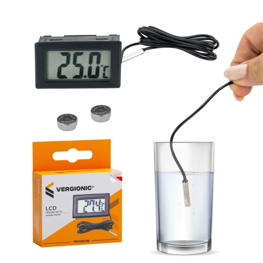PRESNÝ ELEKTRONICKÝ DIGITÁLNY TEPLOMER SO SONDOU