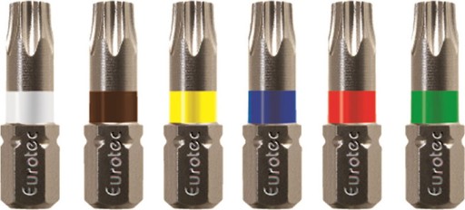Hrot Eurotec 25mm TORX TX10, biely