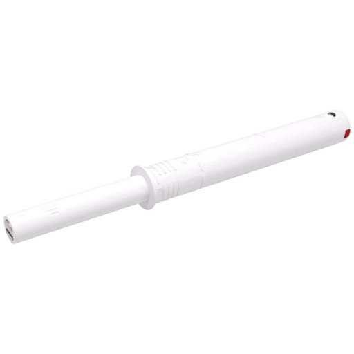 Zapustený magnetický nárazník, pevný, biely, s platňou K-PUSH TECH 37 _