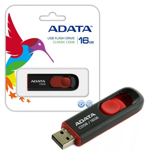 Adata USB C008 16 GB USB 2.0 (AC008-16G-RKD)