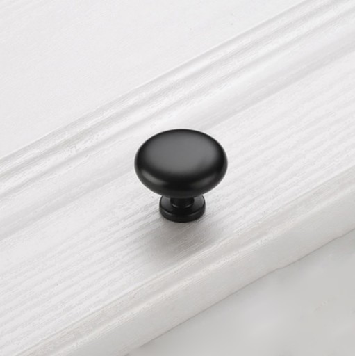 Ekonomický nábytkový gombík MAT BLACK LOFT