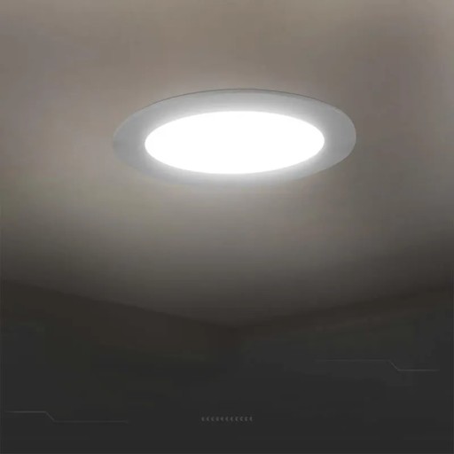 V-TAC LED panelové vstavané prémiové stropné svietidlo 12W okrúhle fi170 VT-61012 300