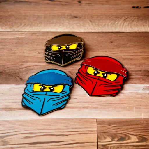 Nálepka na stenu v štýle KAJAWIS LEGO NINJAGO 3D dekorácia NINJA dekorácia