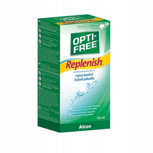 OPTI FREE Replenish 120 ml. Alcon kvapalina na šošovky