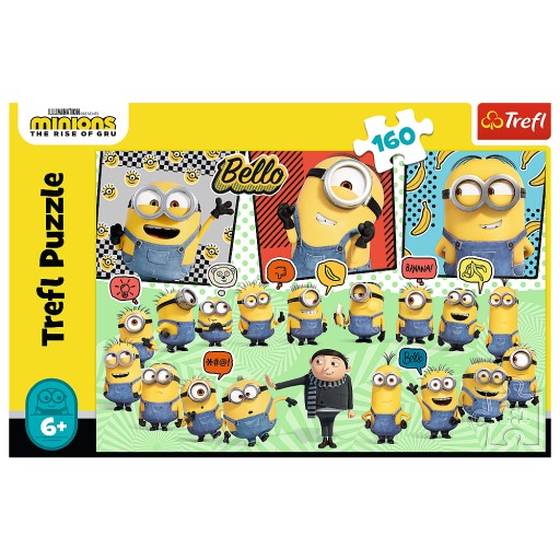 PUZZLE 160 MINIONS MINIONS BELLO DEC 6+ KOCIEK