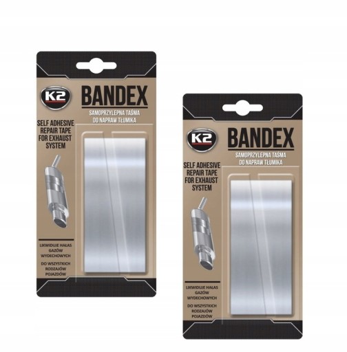 2X K2 BANDEX BANDEX OPRAVNÁ PÁSKA TLUMIČA 1M - 2 KS