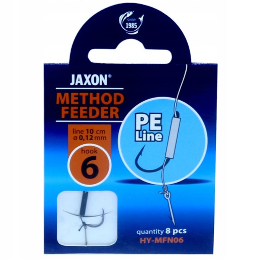 METHOD FEEDER háčiky 8 ks JAXON pletená šnúra 6 NEEDLE