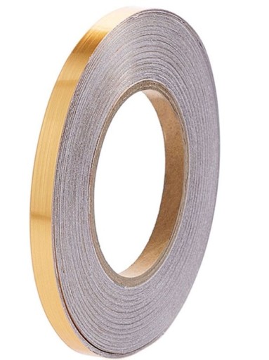 Ozdobná samolepiaca páska zlatá 0,5cm x 50m Dekor