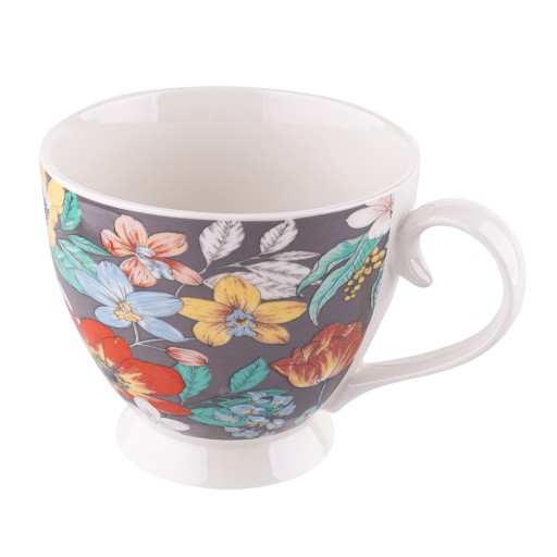 Šálka na kávu, veľký porcelánový hrnček, Altom Design Folk Flowers, 350 ml