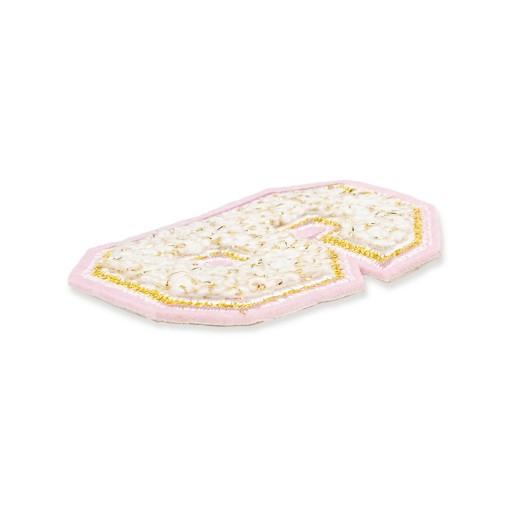 PATCH vyšívané číslo 6 šesť číslo šesť