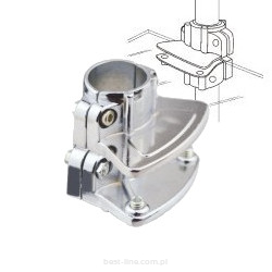 DRŽIAK SKLENENÝCH TANIER JEDNAČĽUSŤOVÁ RÚRA 25mm c1