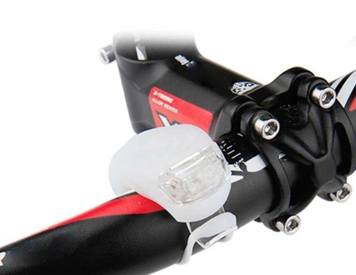 Osvetlenie na bicykel, silikónové LED lampy, 2 ks