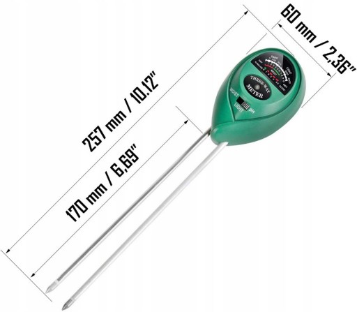 GARDEN Acid Meter TESTER ZÁHRADNÝ PH METER PÔDA METER PÔDA