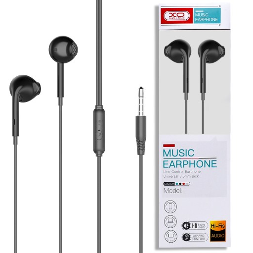 Káblové slúchadlá s mikrofónom pre smartfón, in-ear jack, 3,5 mm