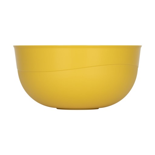 PLASTOVÁ KUCHYŇSKÁ MISKA NA JEDLO, NEROBNÁ, 0,7L, 14CM, MUSTAR