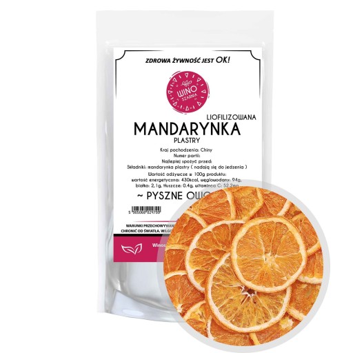 Sušené pomaranče na plátky - 50 g Jedlé