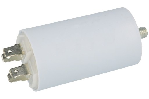 Štartovací kondenzátor motora 10uF/450V konektor/M8