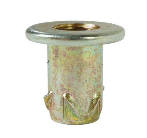 10x zásuvka M8 x 16mm s golierom, tepaná nábytková vložka do dreva, nožičky