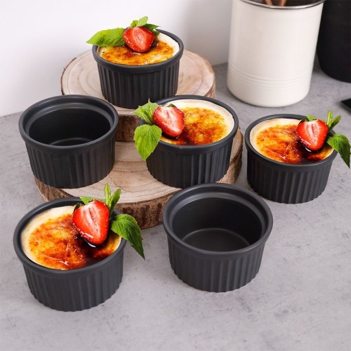 TEPELNE ODOLNÝ ramekin, misa, misa, miska na pečenie dezertov, suflé