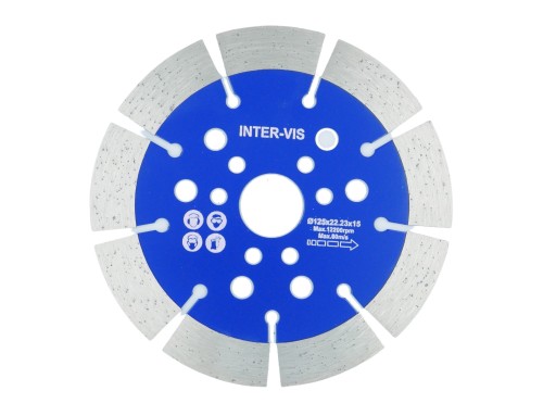 DIAMANTOVÝ DISK INTERVIS 125x22,2x15 mm SEGMENT