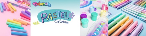 GELOVÉ perá, 6 farieb Colorino PASTEL