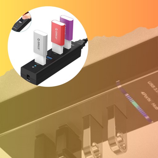 SPLITTER PORT SPLITTER HUB 4x USB 3.0