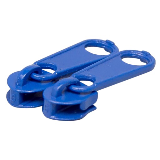 Páska na zips 5mm MODRÁ 10 zipsov 5m