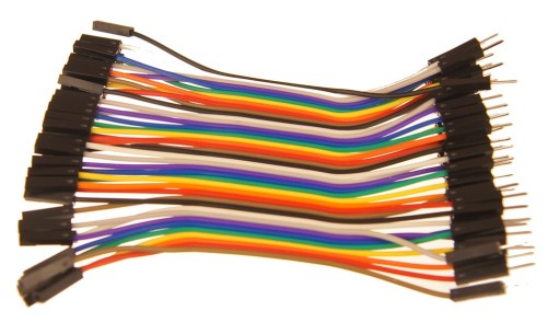 Káble 40 žíl 10 cm, kontaktné dosky m-f