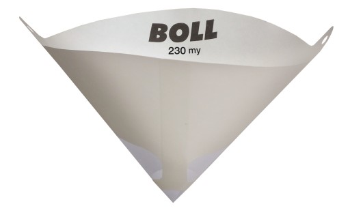 Papierové sitko BOLL s nylonovou vložkou 230µ
