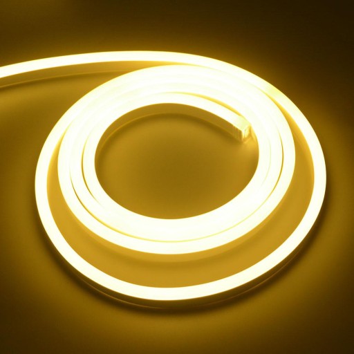 NEON flex LED pás IP68 230V 8x16mm 8W teplý 1m