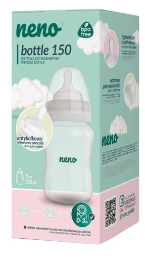 NENO ANTIKOLICKÁ FĽAŠA 150ml + cumlík 0-3m
