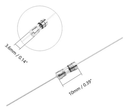 POISTKA 2,0A 250V MINI 10X3,6MM SO SPÁJKOVACÍMI KOLÍKMI, ONESKORENÁ 10KS