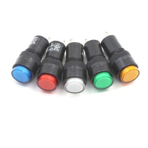 Kontrolka 12V DC 12mm žltá / 7506