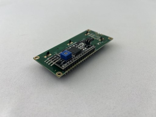 LCD DISPLEJ 1602 2x16 I2C CONVERTER čierne znaky žltozelené pozadie