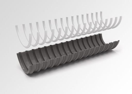 GRANO PVC SACIA HADICA PRE VODNÉ ČERPADLO FI 50mm ŠEDÁ