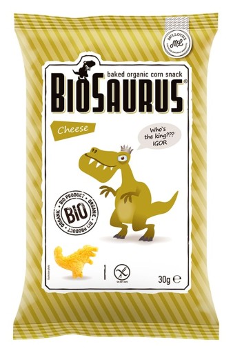 Chrumkavá syrová príchuť Dinosaurs BIO 30g BioSaurus