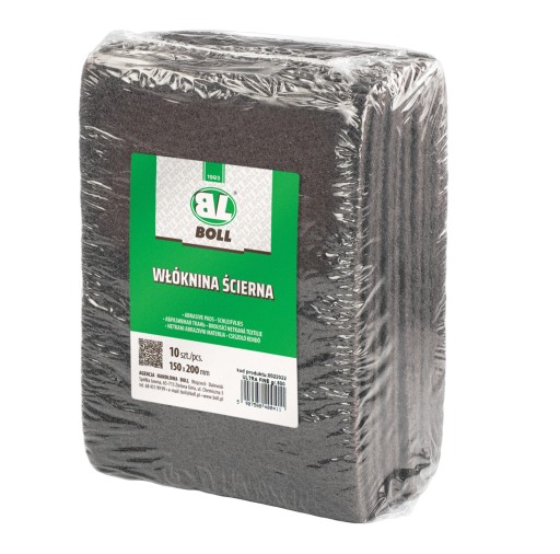 BOLL BRÚSNA NETKANÁ LÁTKA 150x200mm GR800 ULTRA JEMNÁ SIVÁ PLACHTA